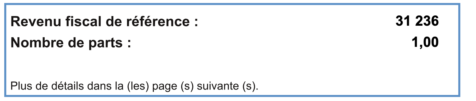 Revenu fiscal de référence