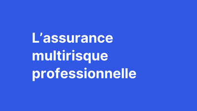 L'assurance multirisque professionnelle (MRP)