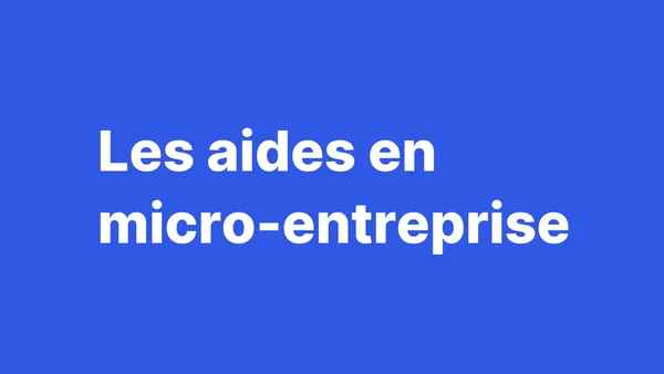 Panorama des aides en micro-entreprise