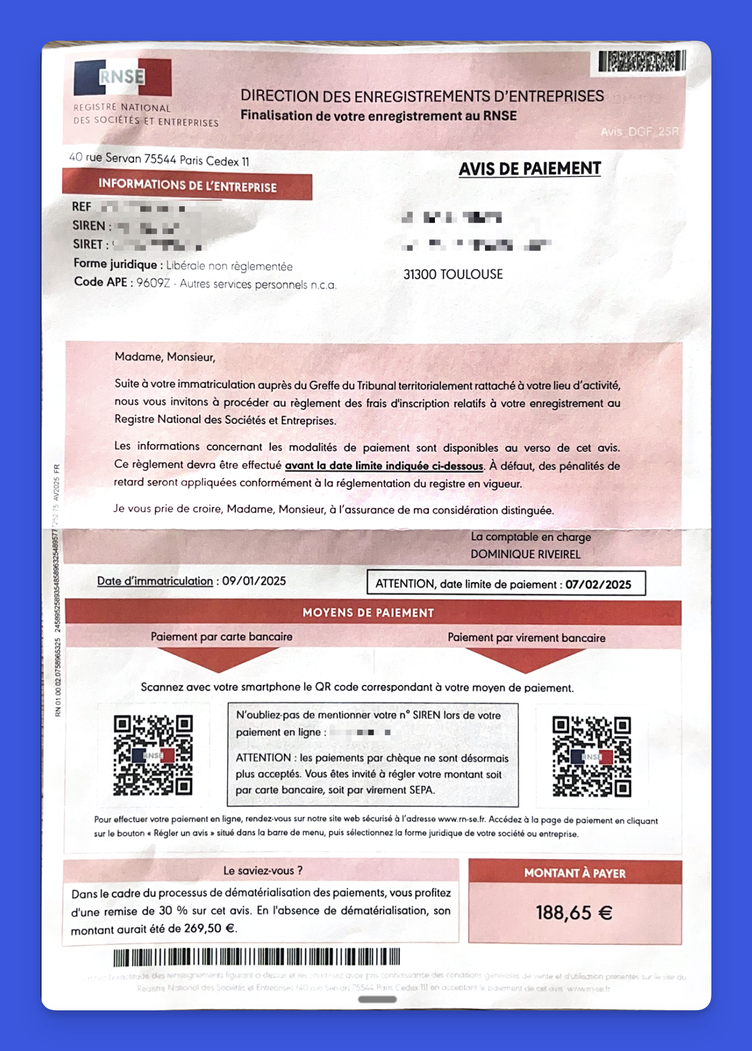 Courrier RNSE arnaque illustrationla-micro-by-flo