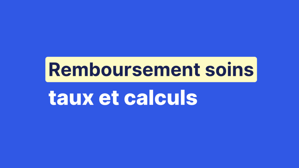 Remboursement taux et calculs