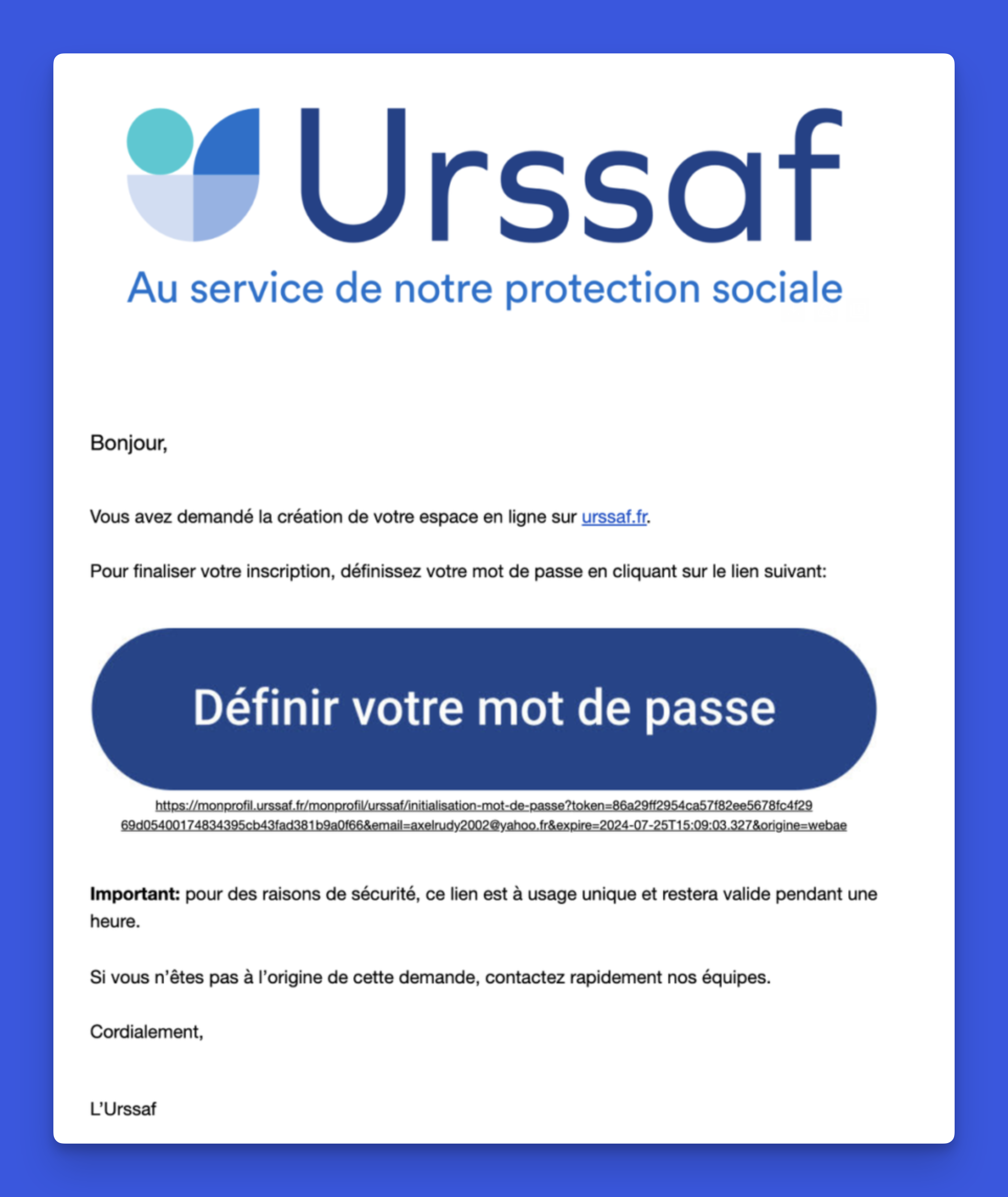 Tuto création compte urssaf email validation illustrationla-micro-by-flo