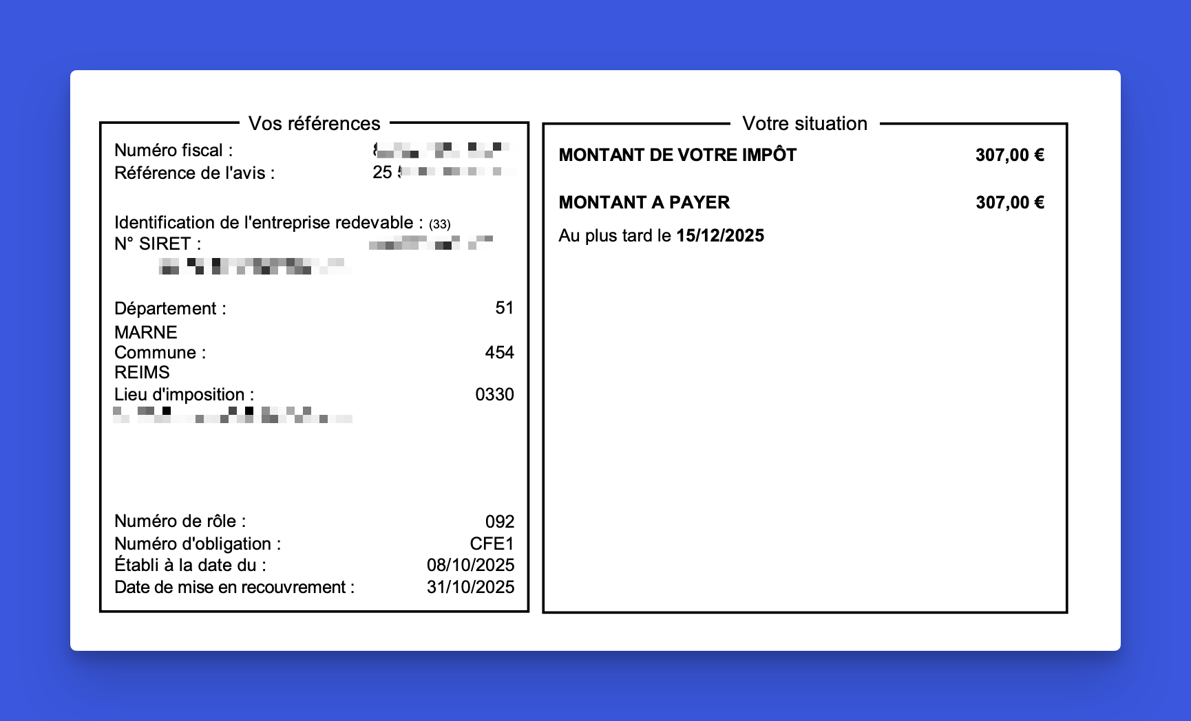 Avis de CFE en micro-entreprise : comment le décrypter et corriger les erreurs | La Micro by Flo illustrationla-micro-by-flo
