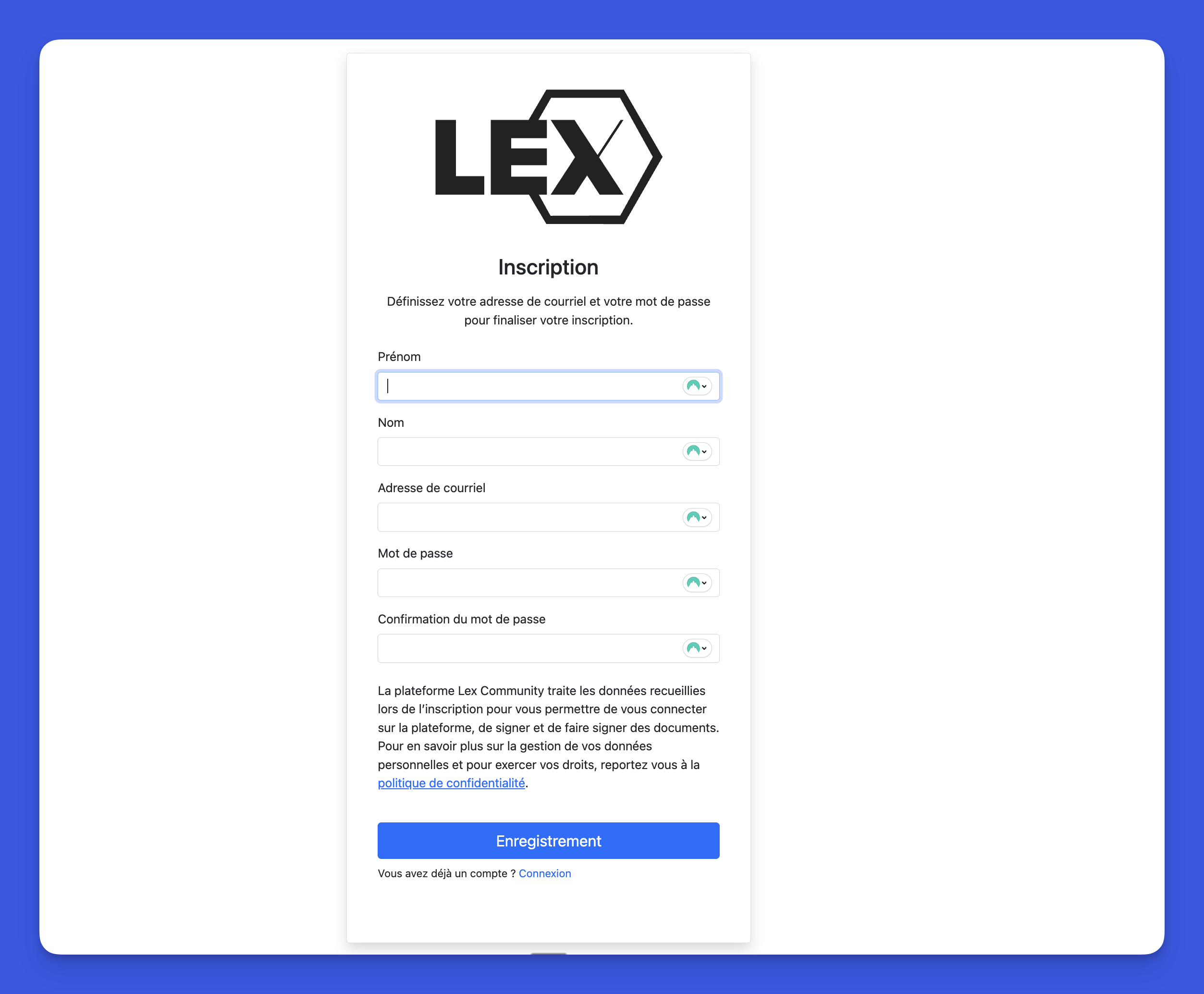lexcommunity-creation-compte illustrationla-micro-by-flo